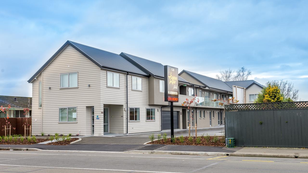 Golden Star Motel Christchurch Buitenkant foto